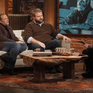 Talking Dead, Gregory Nicotero (L), Robert Kirkman (C), Chris Hardwick (R), 'Episode 7', Season 1, Ep. #7, 11/27/2011, ©AMC