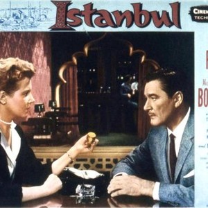 ISTANBUL, Cornell Borchers, Errol Flynn, 1957