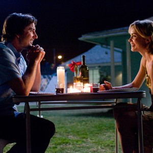(Left to right.) Luke Wilson and Radha Mitchell star in Overture Films' HENRY POOLE IS HERE. photo 5