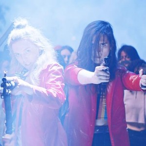 ASSASSINATION NATION, FROM LEFT: ABRA, ODESSA YOUNG, HARI NEF, SUKI WATERHOUSE, 2018. PH: MONICA LEK/© NEON