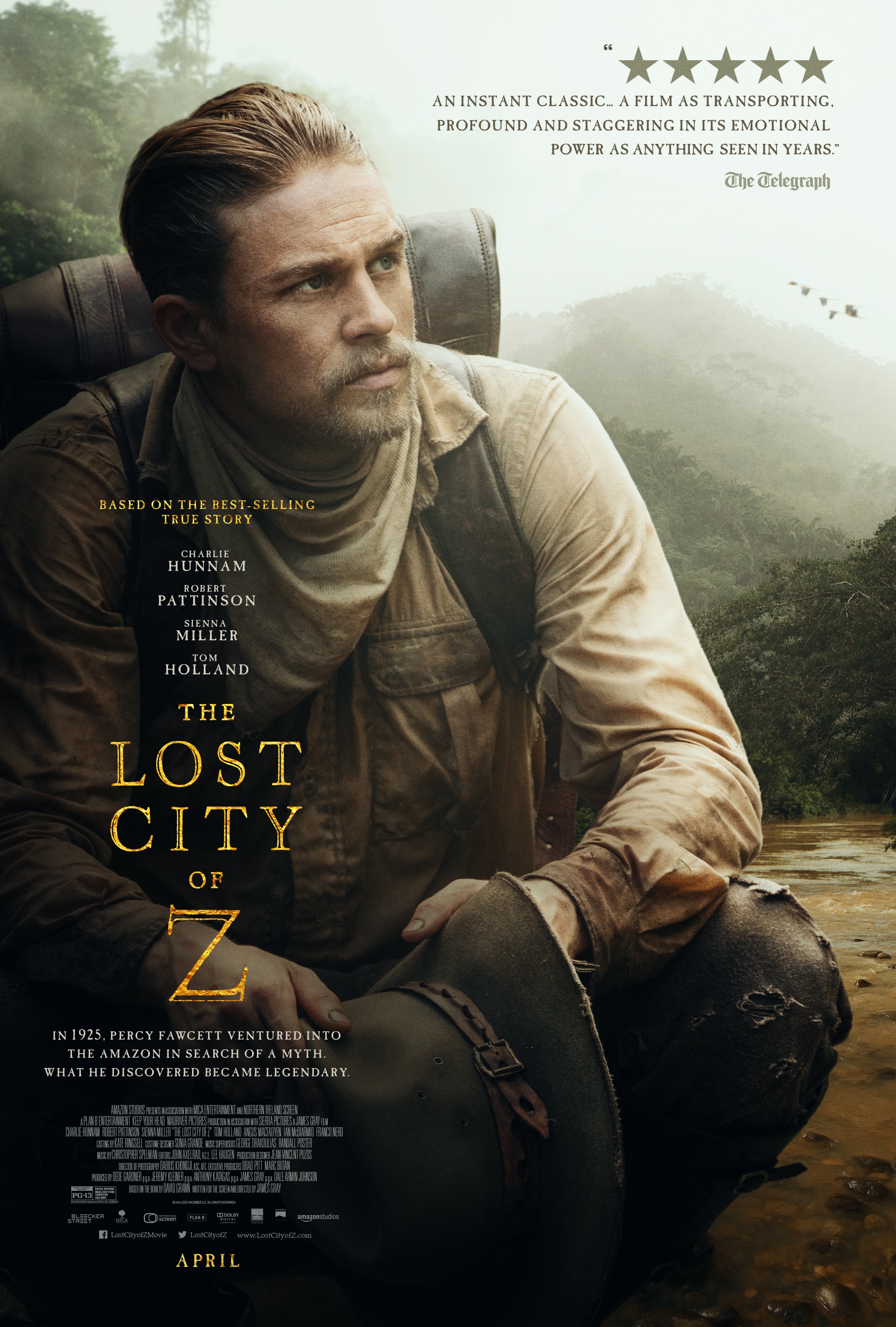 The Lost City Of Z 16 Rotten Tomatoes