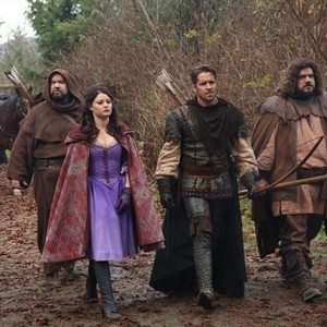 Once Upon a Time, from left: Michael P Northey, Emilie De Ravin, Sean Maguire, Jason Burkhart, 'Witch Hunt', Season 3, Ep. #14, 03/16/2014, ©ABC