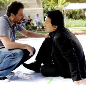 RUSH HOUR 3, director Brett Ratner, Jackie Chan, on set, 2007. (c)New Line Cinema