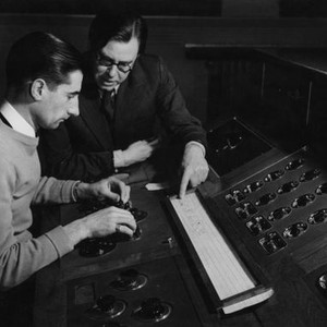 NICHOLAS NICKLEBY, director Alberto Cavalcanti (right), on set, 1947 tlaaonn1947-fsct14(tlaaonn1947-fsct14)