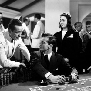 CASABLANCA, Humphrey Bogart, Helmut Dantine, Joy Page, 1942