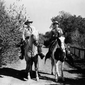 SILVER RANGE, from left: Johnny Mack Brown, Raymond Hatton, 1946