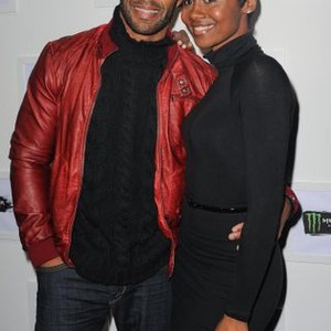 Omari Hardwick, Emayatzy Corinealdi at arrivals for MIDDLE OF NOWHERE Premiere After Party at the 2012 Sundance Film Festival, Lifestyle Lounge, Park City, UT January 20, 2012. Photo By: Ray Tamarra/Everett Collection