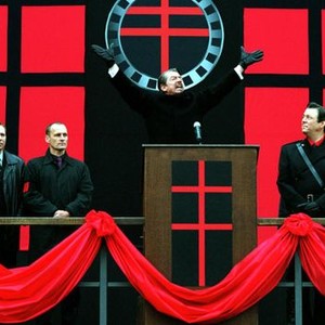 V FOR VENDETTA, John Hurt, (center), 2006, (c) Warner Brothers