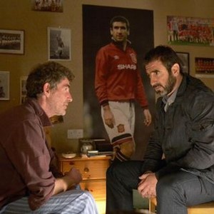 LOOKING FOR ERIC, from left: Steve Evets, Eric Cantona, 2009. Ph: Joss Barrett/©Icon Film Distribution
