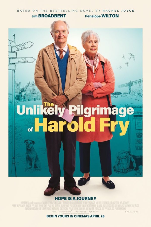 The otherwise ordinary Harold Fry (Jim Broadbent) captivates a nation when he leaves behind routine and regret and sets out on a 450-mile walk of hope to reach his dying friend. His journey is a celebration of life that helps us to realize that failure and loss – just as much as success and joy – can shape us for good.