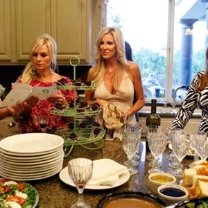 The Real Housewives of Orange County, from left: Vicki Gunvalson, Tamra Barney, Lauri Waring, Jeana Keough, 'Are They for Real', Season 4, Ep. #1, 11/25/2008, ©BRAVO
