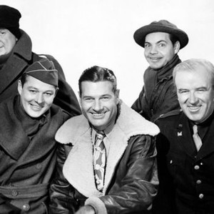 ALASKA HIGHWAY, Ralph Sanford, William Henry, Richard Arlen, Eddie Quillan, Harry Shannon, 1943