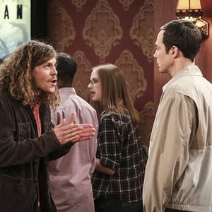 The Big Bang Theory, Blake Anderson (L), Jim Parsons (R), 'The Line Substitution Solution', Season 9, Ep. #23, 05/05/2016, ©KSITE