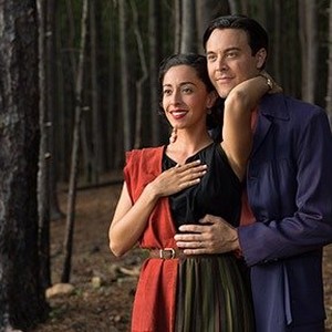 Oona Chaplin as Ruth and Jack Huston as Ira in "The Longest Ride." photo 8