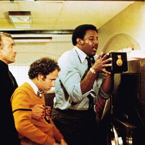 BANK SHOT, from left: George C. Scott, Bob Balaban, Frank McRae, 1974