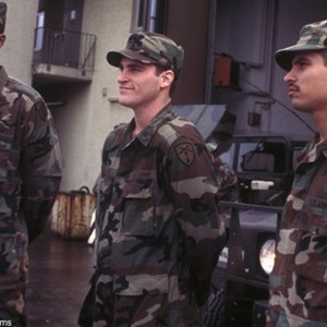 Left to right: Leon Robinson, Joaquin Phoenix and Michael Peña in Gregor Jordan's BUFFALO SOLDIERS. photo 12