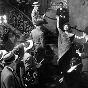 A scene from the film "Sunset Boulevard."