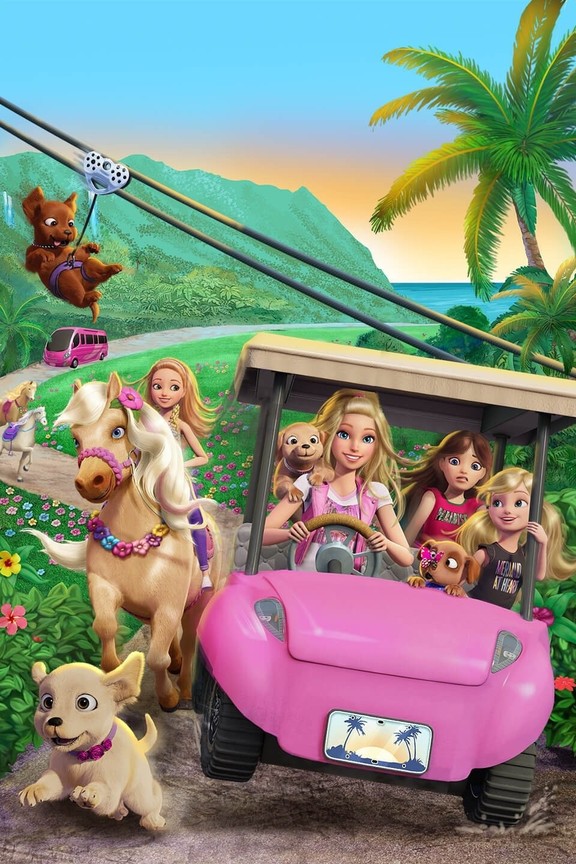 Barbie and her sisters in a puppy chase dolls deals