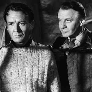 THE COLDITZ STORY, from left: John Mills, Eric Portman, 1955, tcs1955jm-fsct003(tcs1955jm-fsct003)