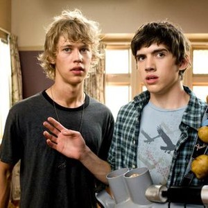 ALIENS IN THE ATTIC, from left: Austin Robert Butler, Carter Jenkins, 2009. Ph: Kirsty Griffin/TM and ©Copyright Twentieth Century Fox. All rights reserved.