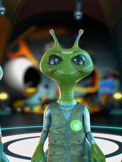 Green Alien Cartoon Netflix