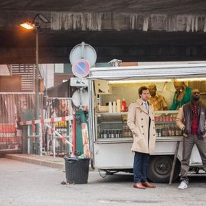 ON THE OTHER SIDE OF THE TRACKS, (aka DE L'AUTRE COTE DU PERIPH), from left: Laurent Lafitte, Omar Sy, 2012. ©Weinstein Company