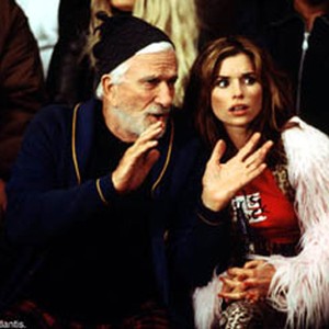 Leslie Nielsen and Polly Shannon in MEN WITH BROOMS. photo 10
