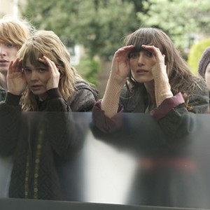 (L-R) Domhnall Gleeson as Rodney, Carey Mulligan as Kathy, Keira Knightley as Ruth and Andrea Riseborough as Chrissie in "Never Let Me Go." photo 20