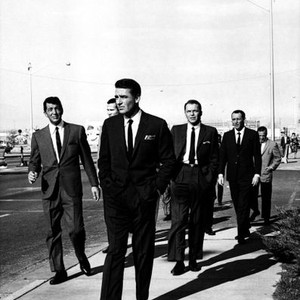 OCEAN'S ELEVEN, Dean Martin, Henry Silva, Peter Lawford, Frank Sinatra, Joey Bishop, Norman Fell, 1960