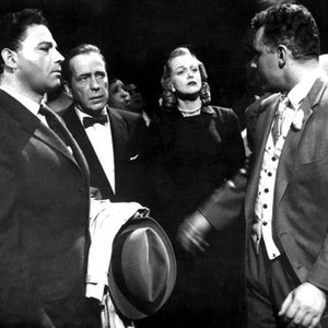 THE HARDER THEY FALL, Nehemiah Persoff, Humphrey Bogart, Jan Sterling, Rod Steiger, 1956