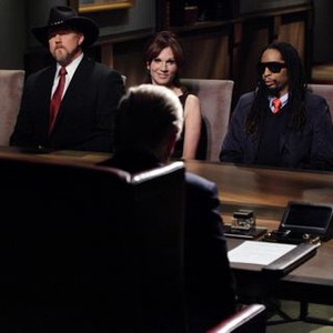 The Apprentice, Trace Adkins (L), Marilu Henner (C), Lil Johnson (R), 'Ahab's In Charge, And He's Gone Mad', Celebrity Apprentice 6 - All Stars, Ep. #9, 04/28/2013, ©NBC
