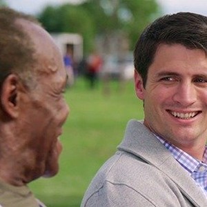 (L-R) Danny Glover as Edward Collins and James Lafferty as James Adams in "Waffle Street." photo 6