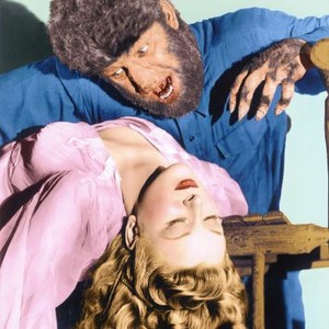 THE WOLF MAN, (from left): Evelyn Ankers, Lon Chaney Jr., 1941