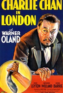Poster for Charlie Chan in London