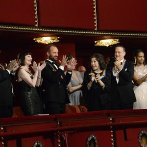 The 35th Annual Kennedy Center Honors, from left: Al Green, Sting, Michelle Obama, Barack Obama, 12/26/2012, ©CBS