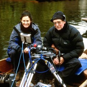 SYLVIA, Director Christine Jeffs, cinematographer John Toon on the set, 2003, (c) Focus Features