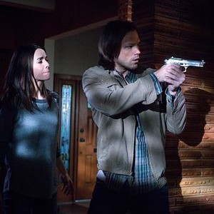Supernatural, Michelle Morgan (L), Jared Padalecki (R), 'The Things They Carried', Season 10, Ep. #15, 03/18/2015, ©KSITE