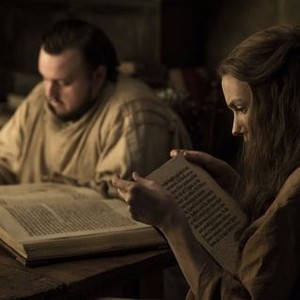 John Bradley as Samwell Tarly and Hannah Murray as Gilly (Helen Sloan/HBO)