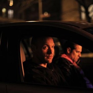 GLASS CHIN, from left: Corey Stoll, Yul Vazquez, 2014. ©Phase 4 Films