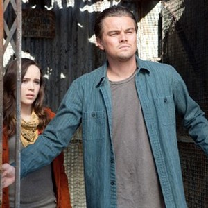 (L-R) Ellen Page as Ariadne and Leonardo DiCaprio as Cobb in "Inception."