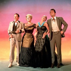 FOUR FOR TEXAS, Frank Sinatra, Anita Ekberg, Ursula Andress, Dean Martin, 1964