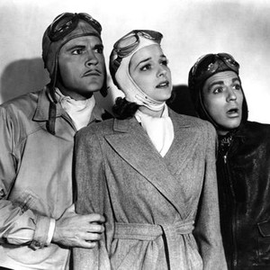 SKY RAIDERS, from left, Donald Woods, Kathryn Adams, Billy Halop, 1941