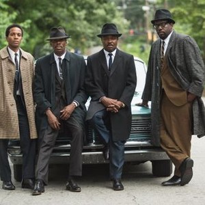 SELMA, from left: Andre Holland, Colman Domingo, David Oyelowo, as Martin Luther King Jr., Omar J. Dorsey, 2014. ph: Atsushi Nishijima/©Paramount Pictures