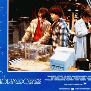 EXPLORERS, (aka EXPLORADORES), from left: Ethan Hawke, Jason Presson, River Phoenix, 1985, © Paramount