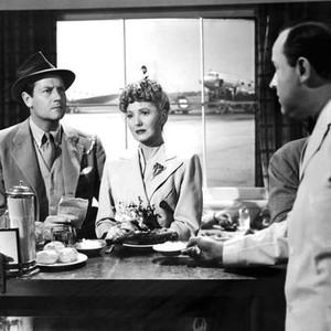 THE MORE THE MERRIER, Joel McCrea, Jean Arthur, Grady Sutton, 1943