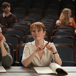 Michael Angarano as Jason Sherwood and Julianne Moore as Linda Sinclair in "The English Teacher." photo 17