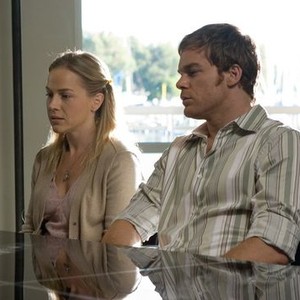 Dexter, Julie Benz (L), Michael C Hall (R), 'Seeing Red', Season 1, Ep. #10, 12/03/2006, ©SHO