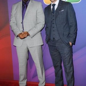 Russell Hornsby, David Giuntoli at arrivals for 2014 NBC Upfront Presentation, Jacob K Javits Convention Center, New York, NY May 12, 2014. Photo By: Kristin Callahan/Everett Collection