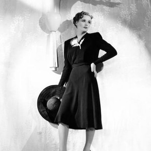 WORLD PREMIERE, Frances Farmer wearing dress designed by Edith Head, 1941