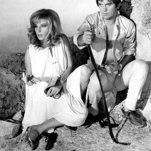 MODESTY BLAISE, Monica Vitti, Terence Stamp, 1966,  TM and Copyright © 20th Century Fox Film Corp. All rights reserved,